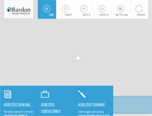 Tablet Screenshot of bardon-environmental.co.uk